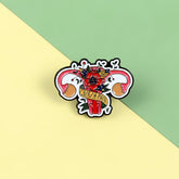 Grow A Pair Enamel Pin